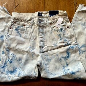 GAP Women’s Blue Tie-Dye Jeans